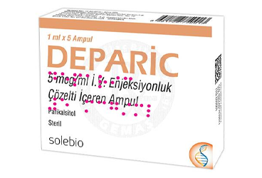 DEPARIC 5 MCG/ML ENJEKSIYONLUK COZELTI ICEREN AMPUL (1 ML 5 AMPUL)
